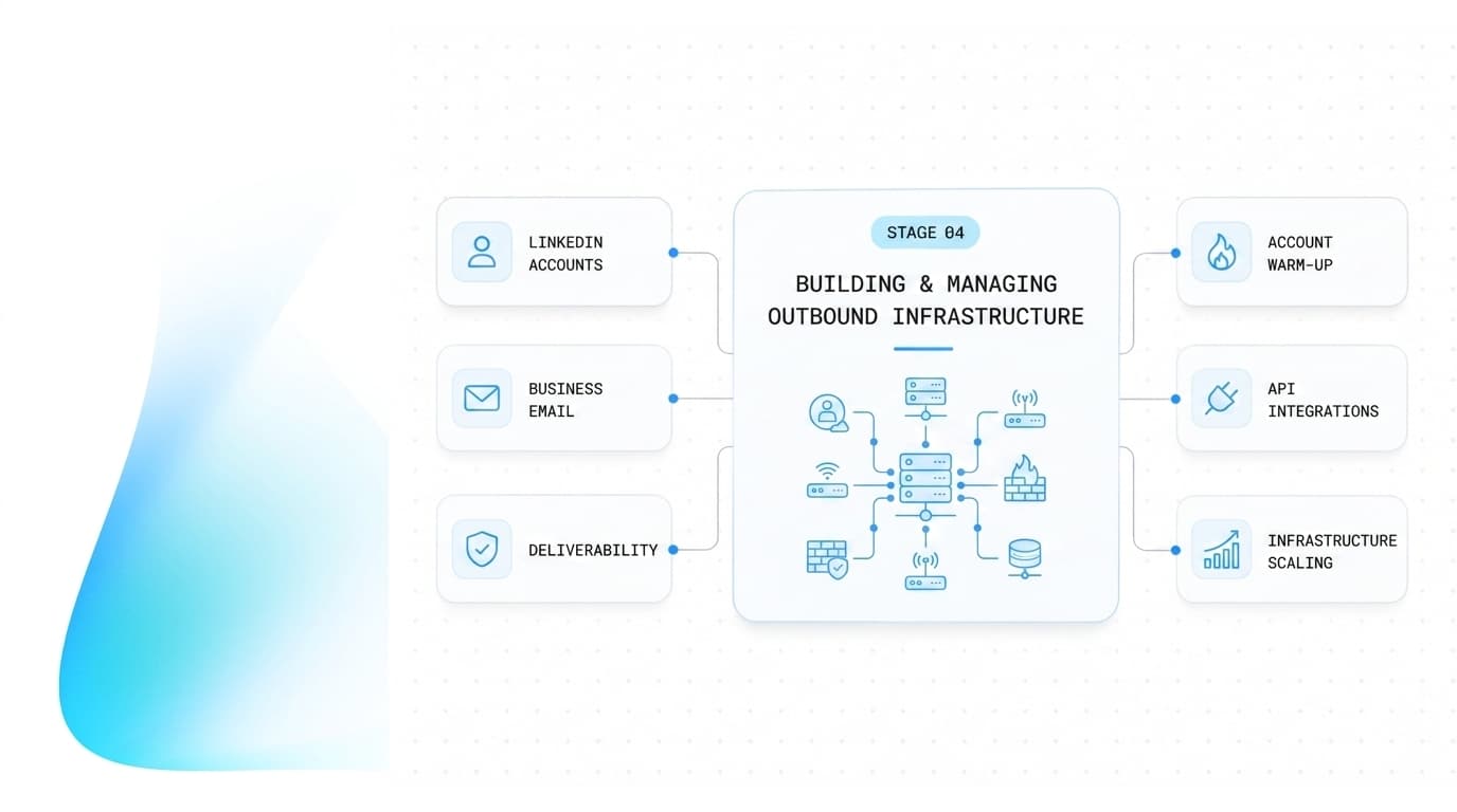 Building and managing outbound infrastructure with a cold email agency and email deliverability consultant