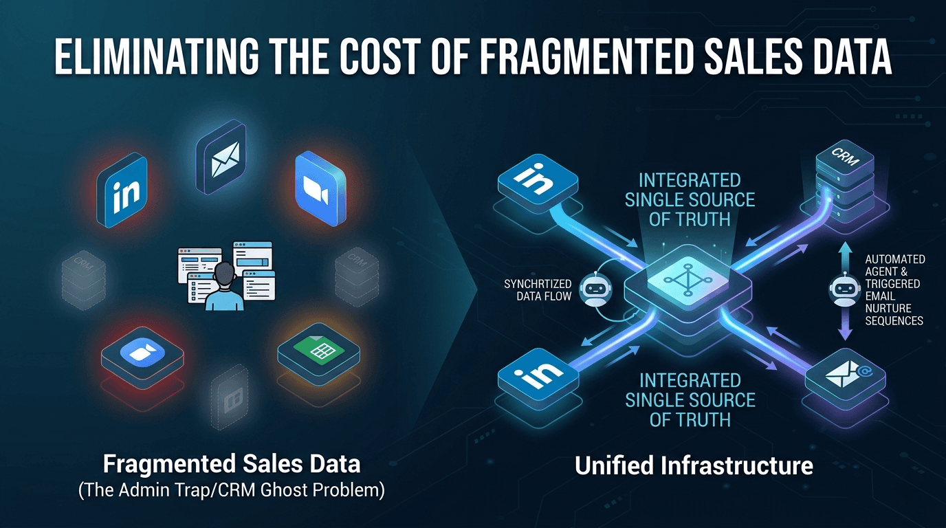 The CRM Ghost Problem: Why Disconnected Outbound Tools Are Killing Your Sales Pipeline